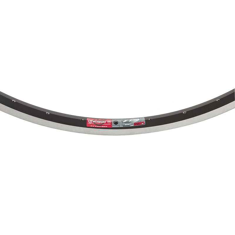 29" / 700c (622mm) Weinmann 519 Aluminum ATB/Gravel/BMX Rim- 36h - Black w/ Machine Sidewall