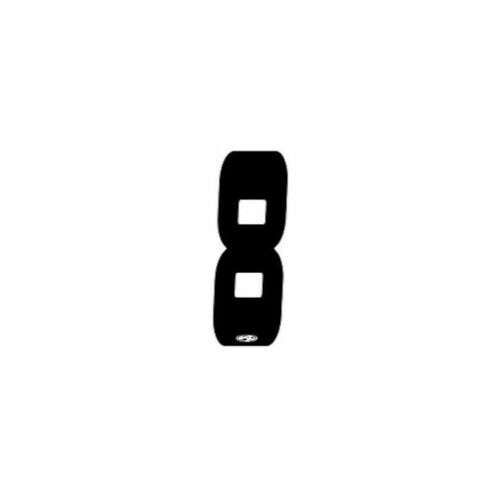 Answer BMX Side Plate  Number - 2" # - Black