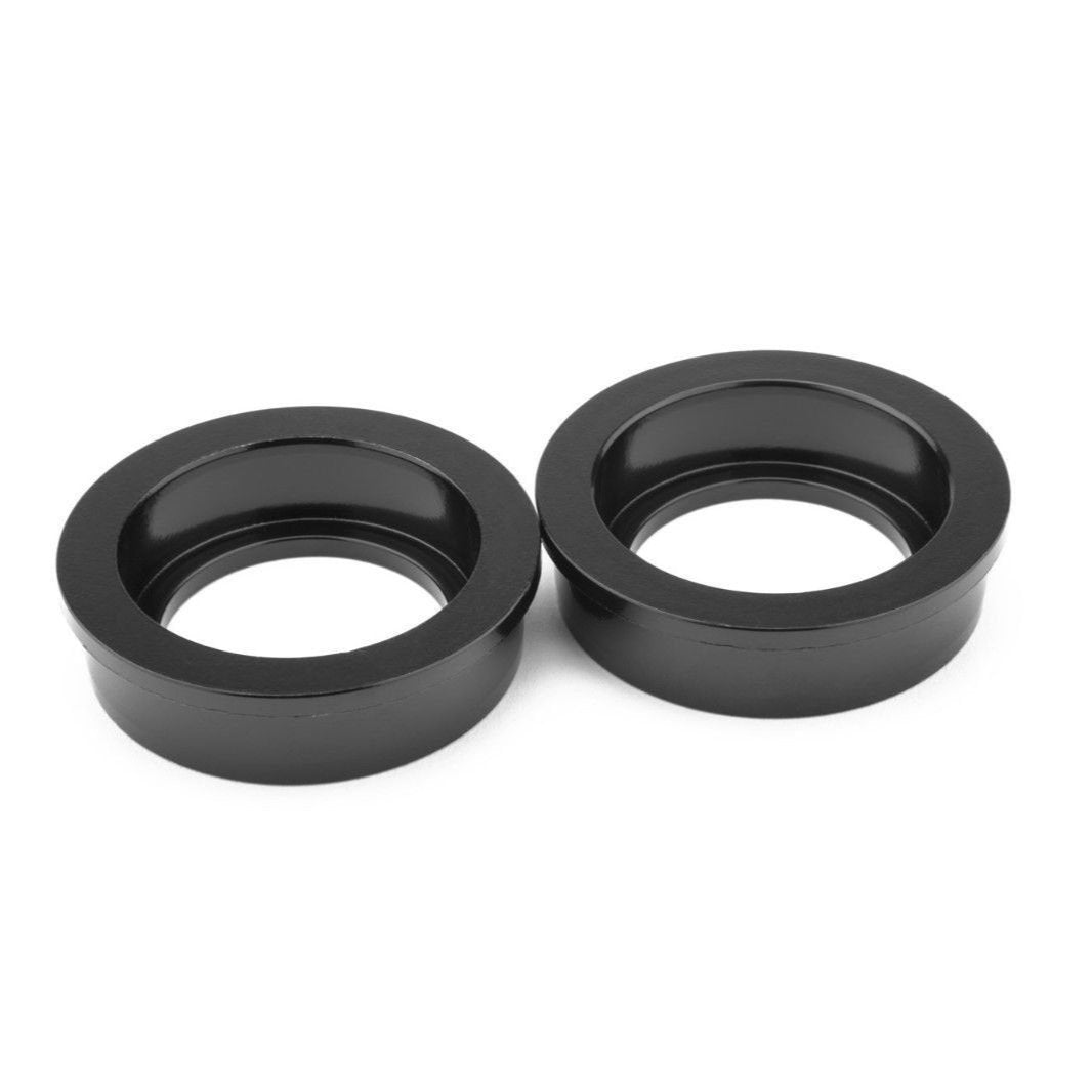 American/Mid Aluminum Bottom Bracket Cup Set - Black