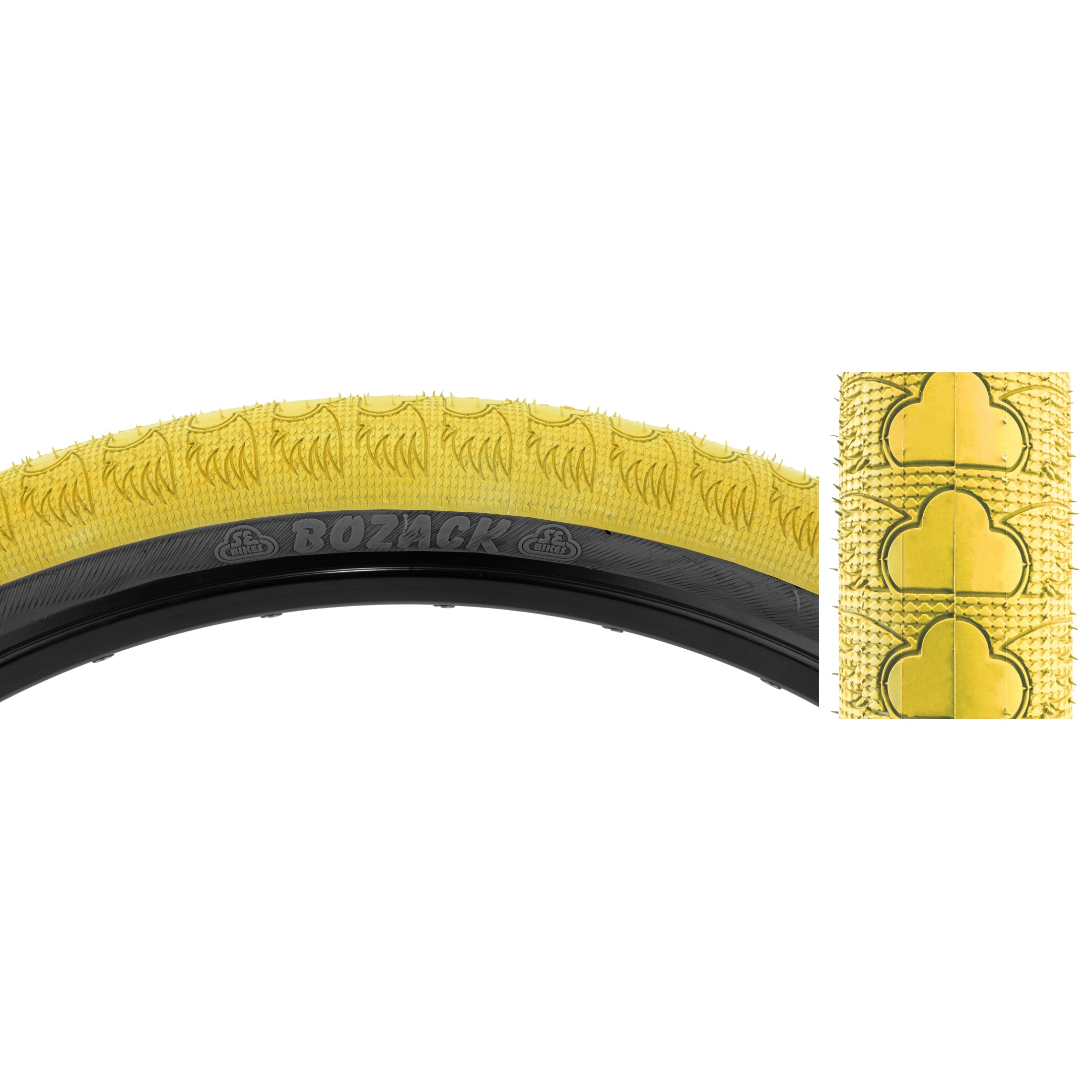 Yellow store bmx tyres