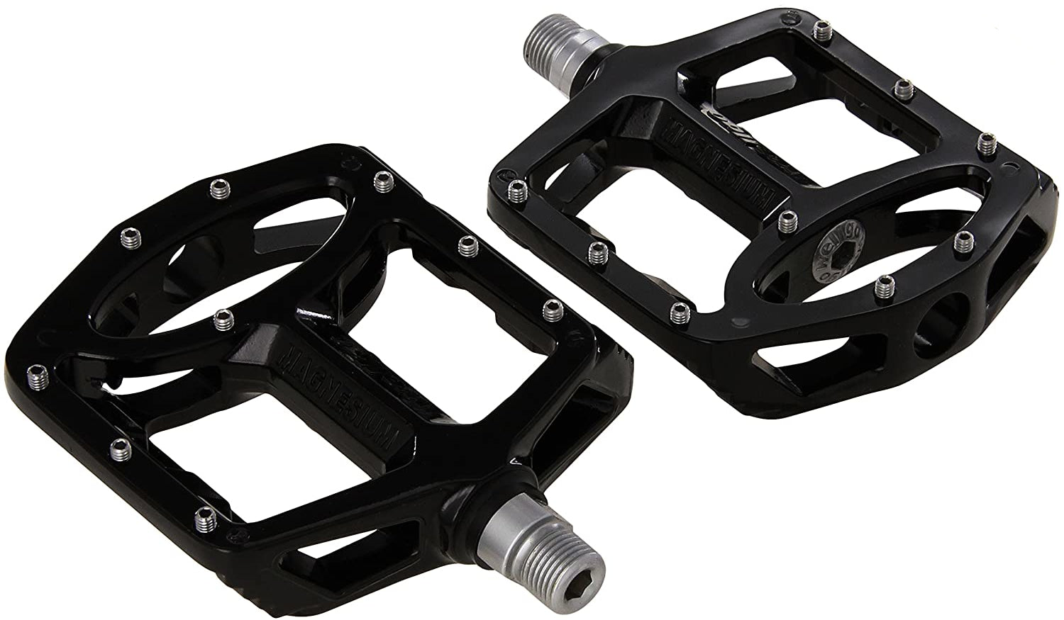 Wellgo MG-1 Magnesium Pro Size Platform Pedals - 9/16" - Black