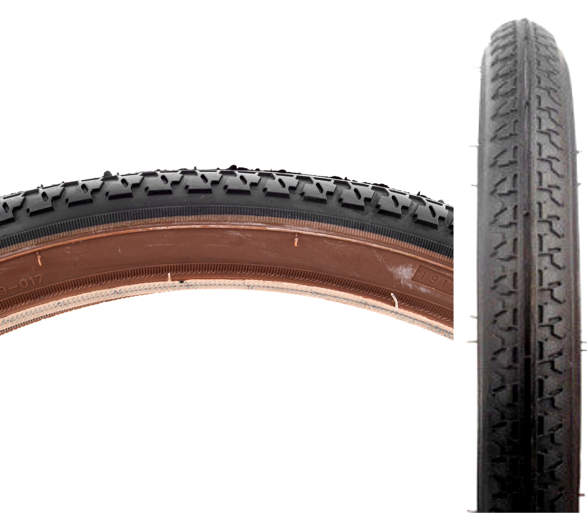 20x1.75 Kenda K-149 BMX Tire - Black w/ Brown sidewall