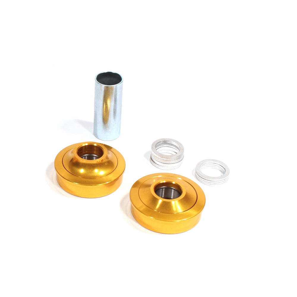 Profile 19mm Hop-Up American Bottom Bracket Set - Gold Anodized - USA Made