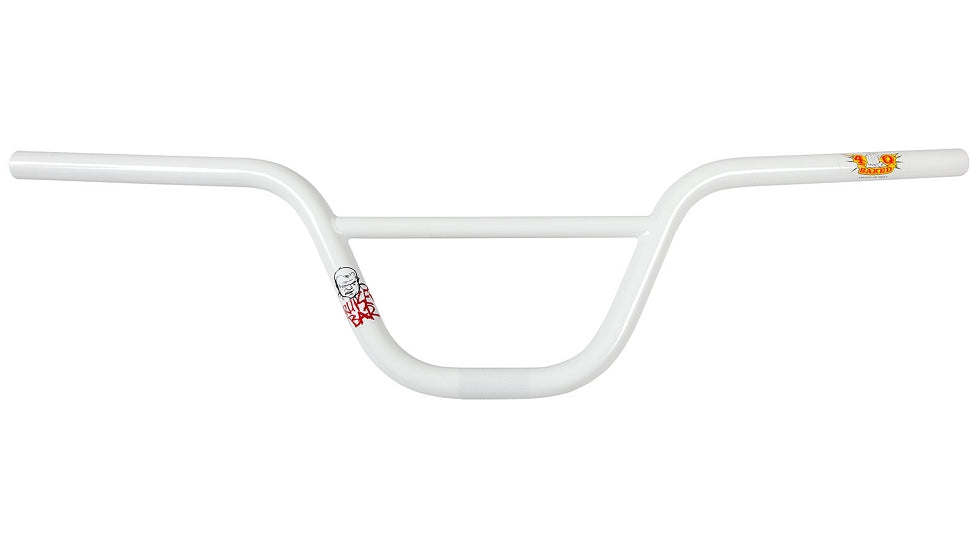 White bmx online handlebars