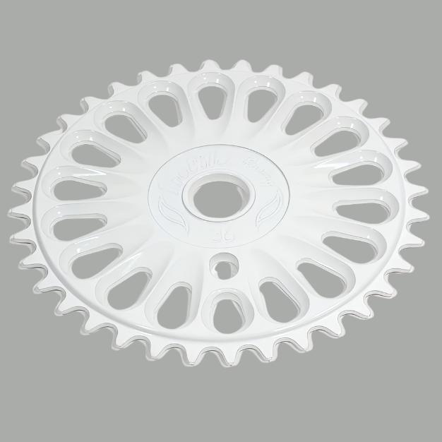 Profile 39t Imperial BMX Sprocket / Chainwheel - White - USA Made