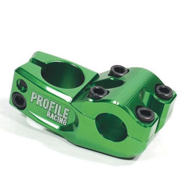 Profile Mulville "Push" BMX Threadless Stem - 48mm - Green - USA Made