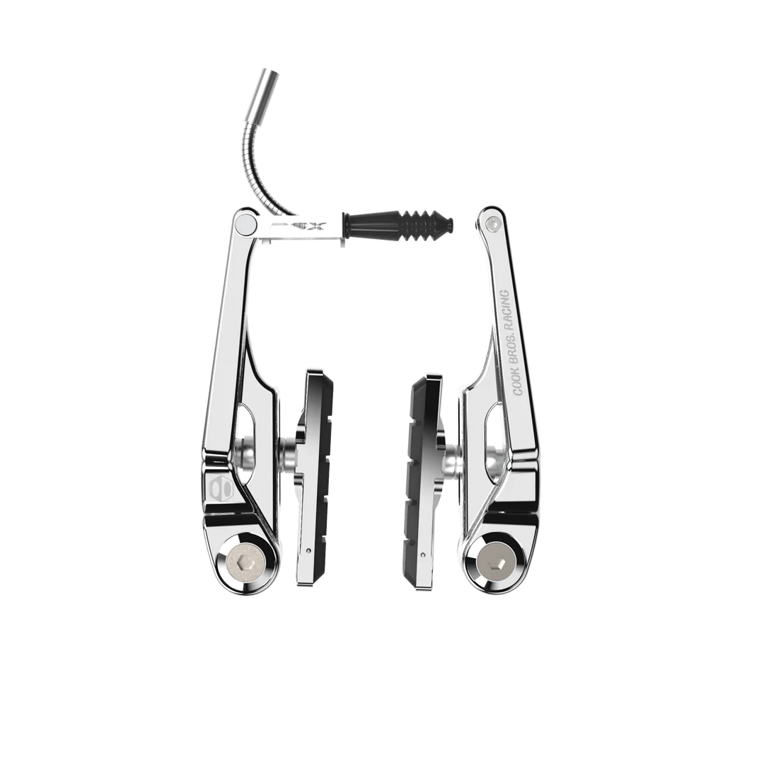 Cook Bros / Box One Pro BMX V-Brake Caliper - Long Reach (108mm) - Silver