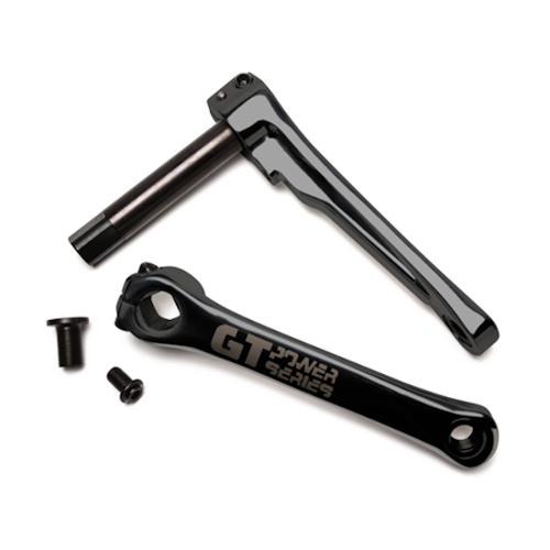 GT Power Series 3 Piece Alloy BMX Crank 175mm Black