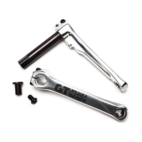 GT Power Series 3 Piece Alloy BMX Crank 175mm Polished