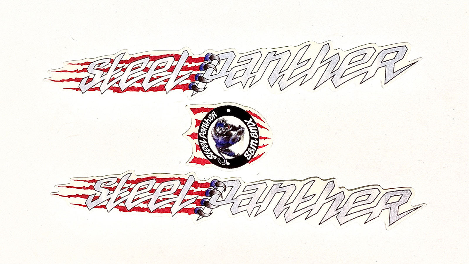 S&M Steel Panther BMX Frame Decal Set