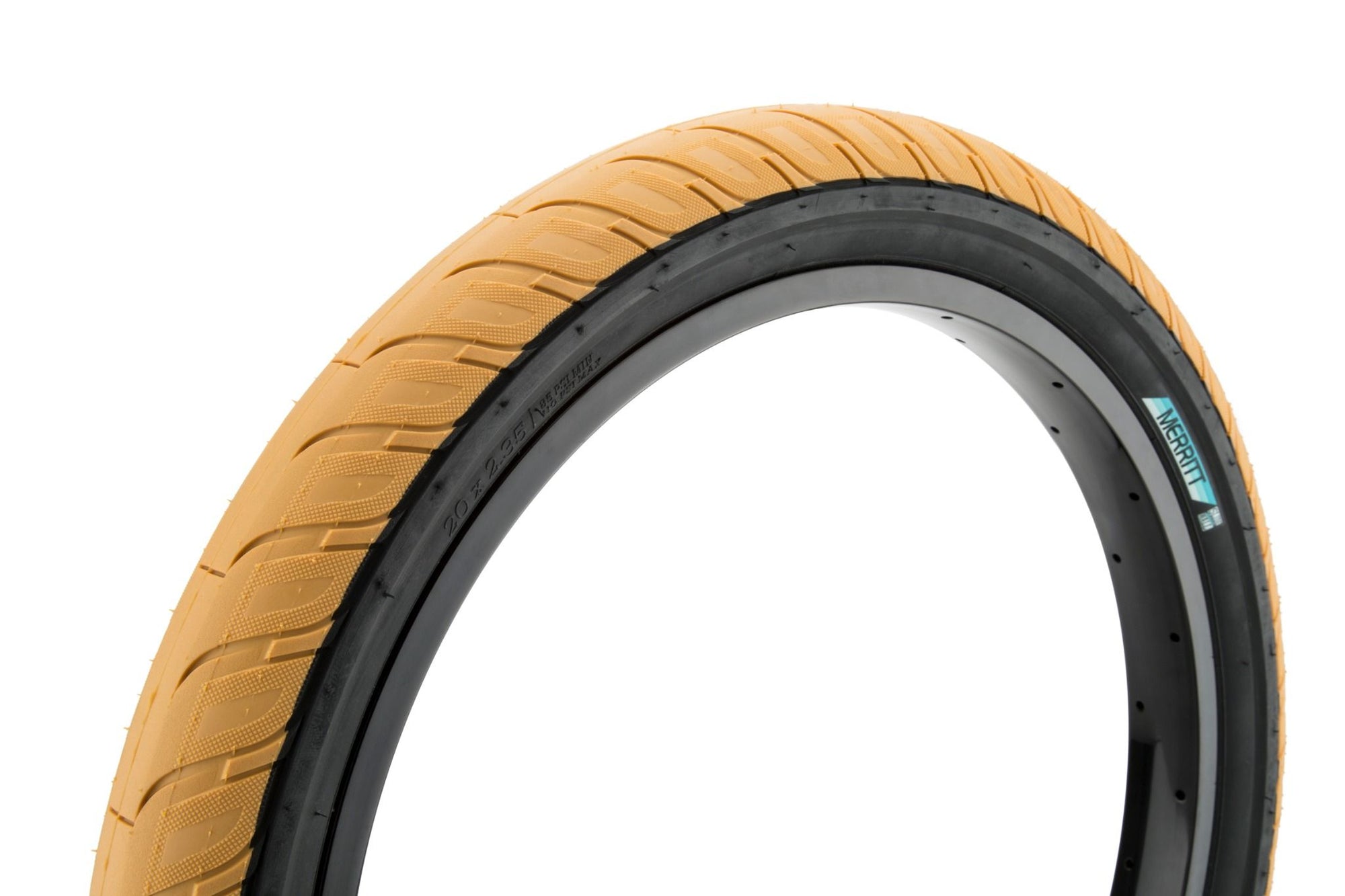 20x2.35 Merritt BMX Option "Slidewall" Tire - 110psi - Gum & Black