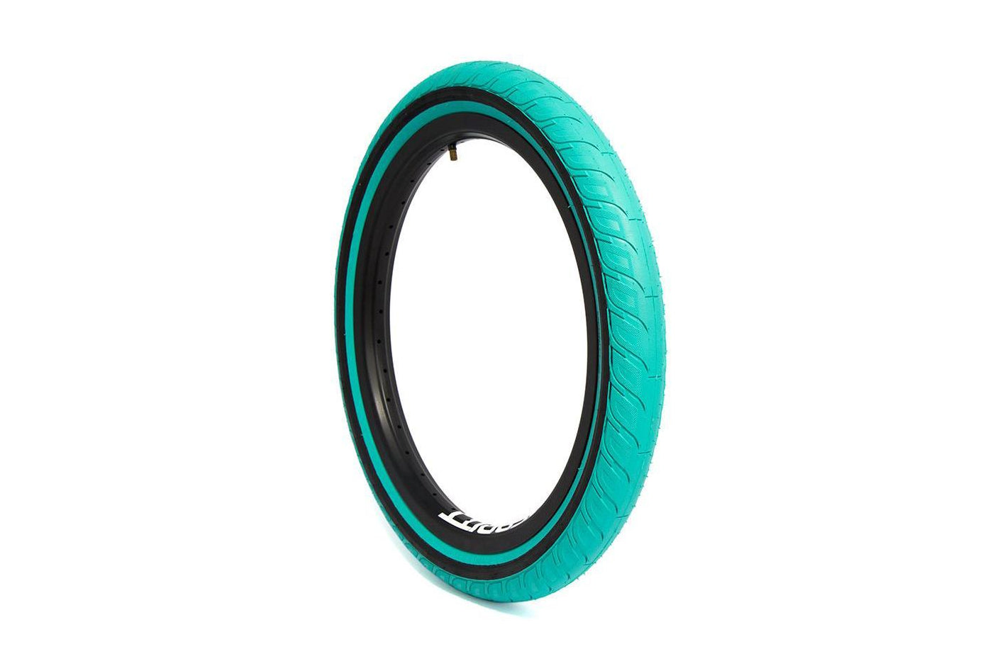 20x2.35 Merritt BMX Option "Slidewall" Tire - 110psi - Teal & Black